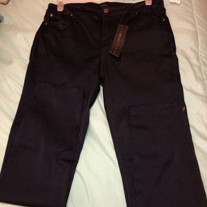 Dark colored jeans